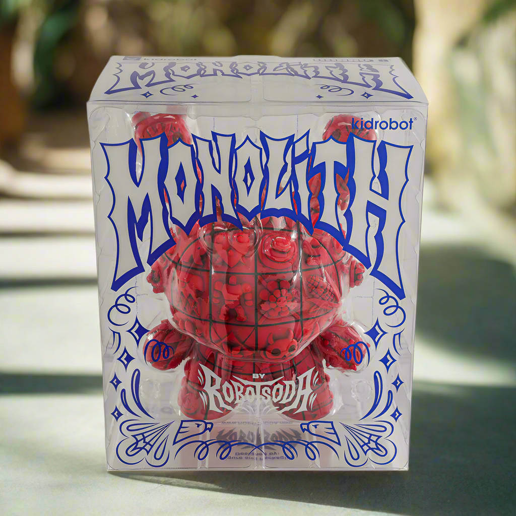 MONOLITH Dunny 8" Sculpted Vinyl Art Figure by ROBOT SODA - Sangre Edition (Limited to 150)