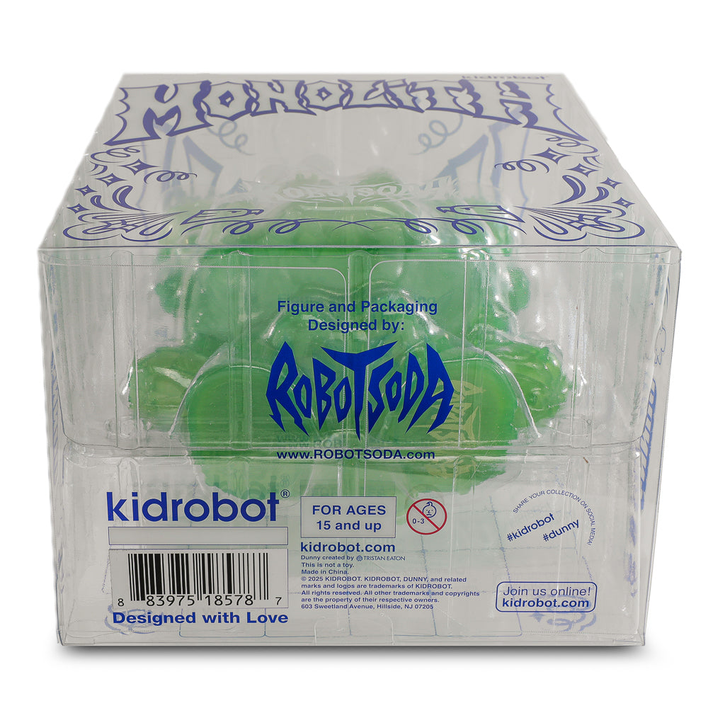 MONOLITH 8" Dunny Art Figures by ROBOT SODA - Complete Series Bundle - Jade, Onyx & Sangre Limited Editions