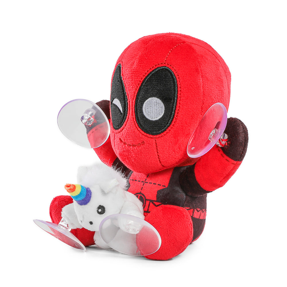 Deadpool with Unicorn Plush Window Clinger (PRE-ORDER)