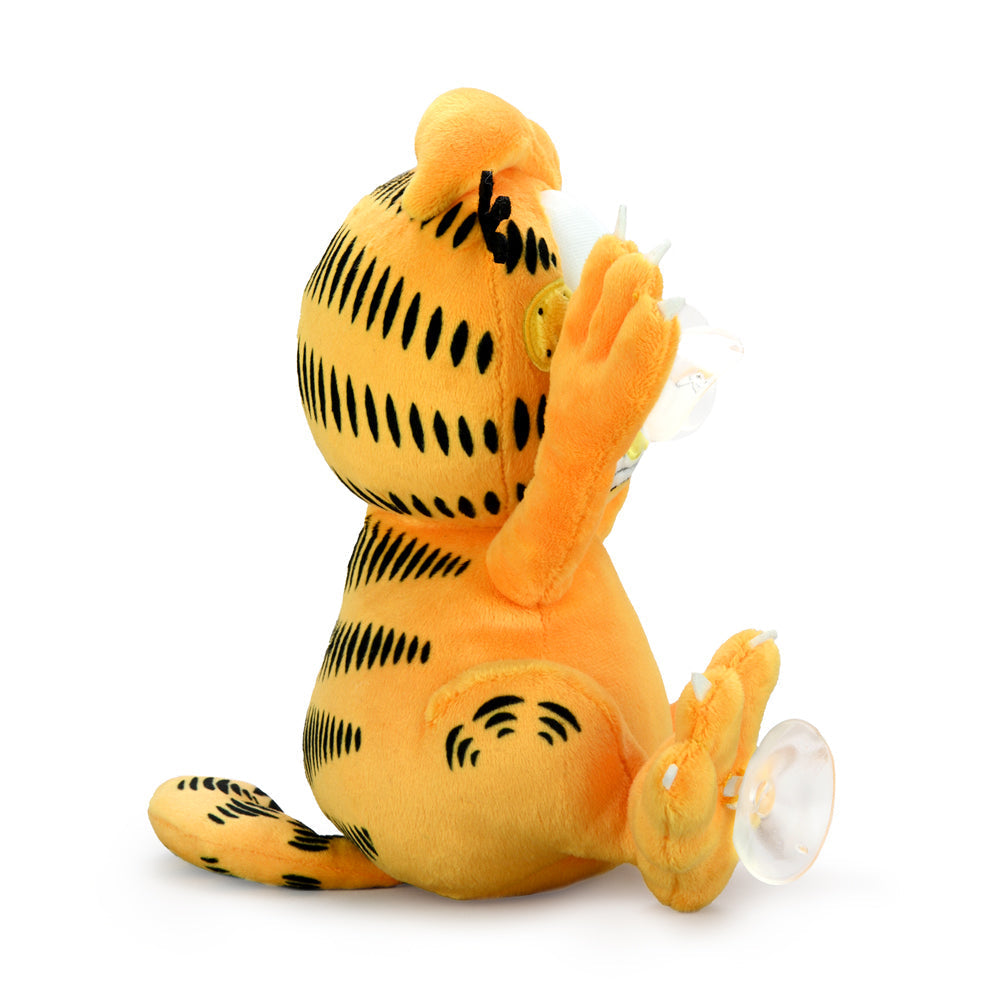 Garfield 8" Plush Suction Cup Window Clinger by Kidrobot - Scared Edition
