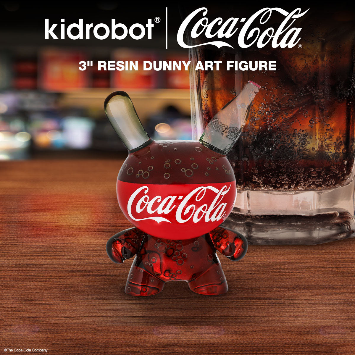 Kidrobot & Coca-Cola® 3" Resin Dunny Art Figure - SOLD OUT!