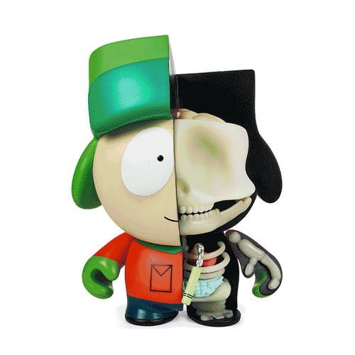 CON EXCLUSIVE: South Park Anatomy Kyle 8" Vinyl Figure - Glow-in-the-Dark Edition (Limited Edition of 300)