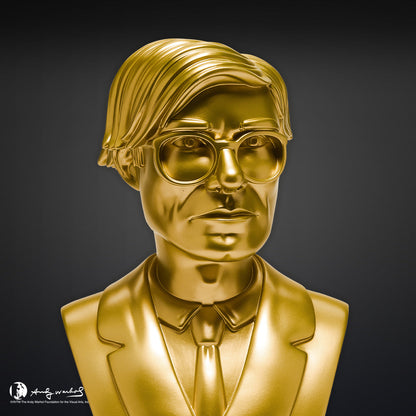 Andy Warhol 12" The Bust Vinyl Art Sculpture - Gold Edition - Limited edition of 200