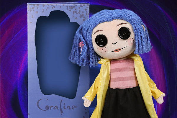 Coraline 24” Premium Plush Doll in Gift Box