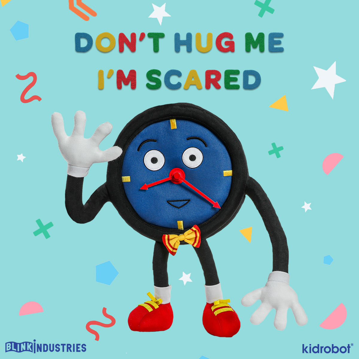 Don't Hug Me I'm Scared - Tony the Talking Clock Wall Clock Plush