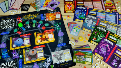 Horrible Adorables - Familiars and Foes: A Spellbinding Cooperative Board Game
