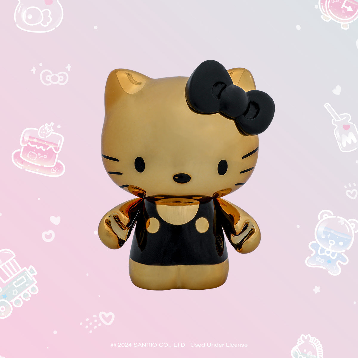 Hello Kitty® Gold Electroplate 3" Vinyl Figure (Limited Edition of 600) - Kidrobot.com Exclusive