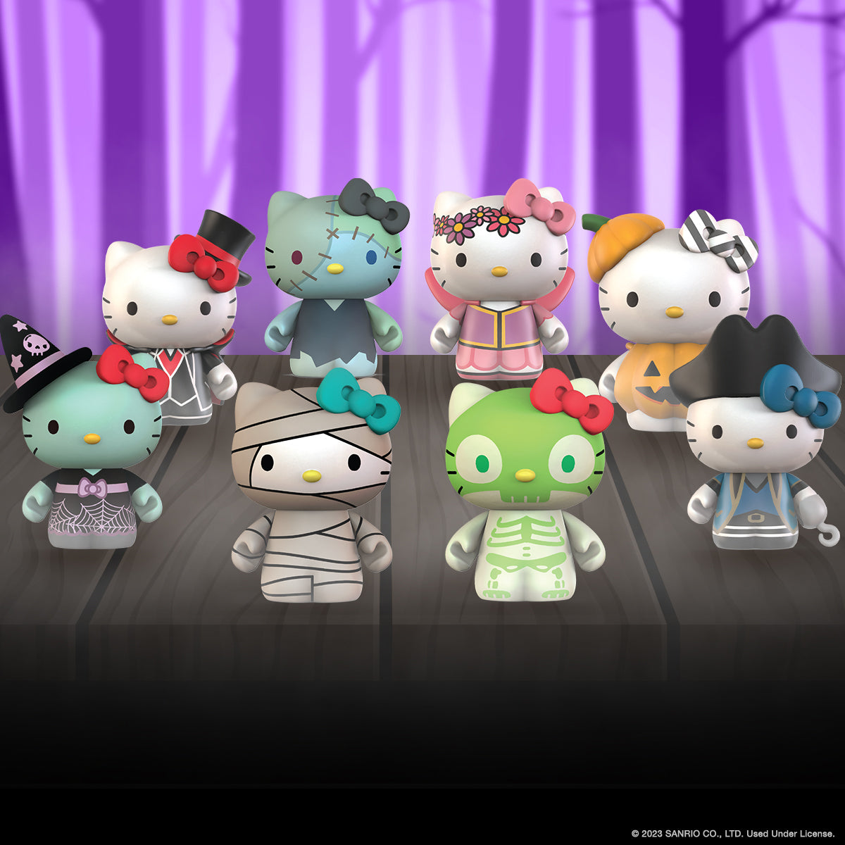 Hello Kitty® Halloween Costumes Collectible Vinyl Mini Figures - Limited Edition Series