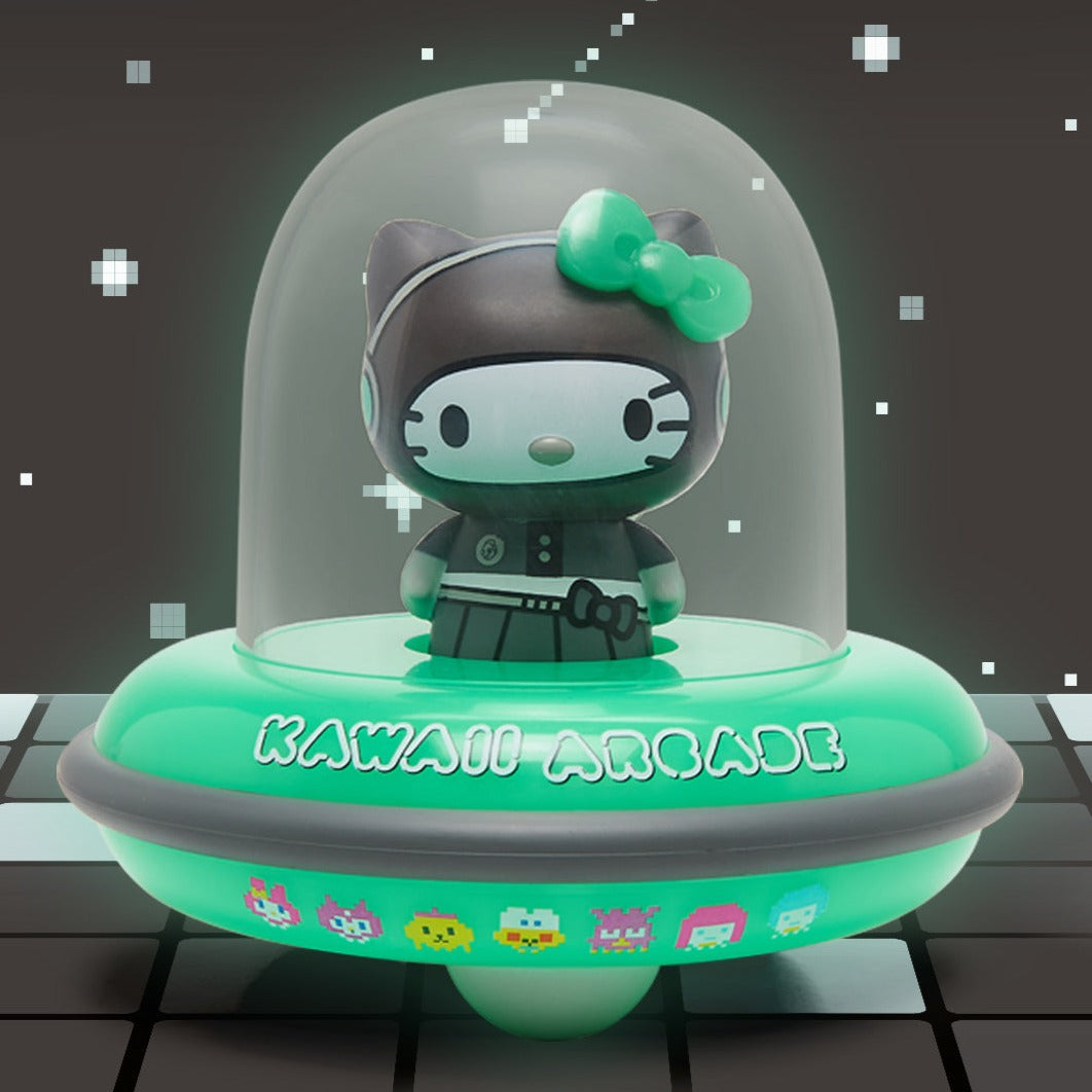 Hello Kitty® UFO Arcade Gamer 5" Vinyl Figure - Glow-in-the-Dark Edition (Limited Edition of 600) - Kidrobot.com Exclusive