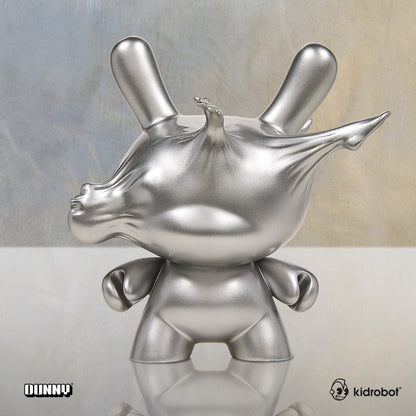 DCON 2022: Breaking Free 8" Resin Dunny by WHATSHISNAME - Metallic Silver Edition (Limited Edition)