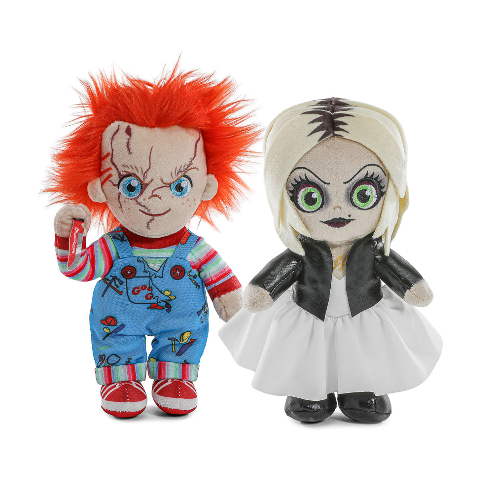 Bride of Chucky – Evil Chucky and Tiffany Phunny Plush Standing in Box 2-Pack