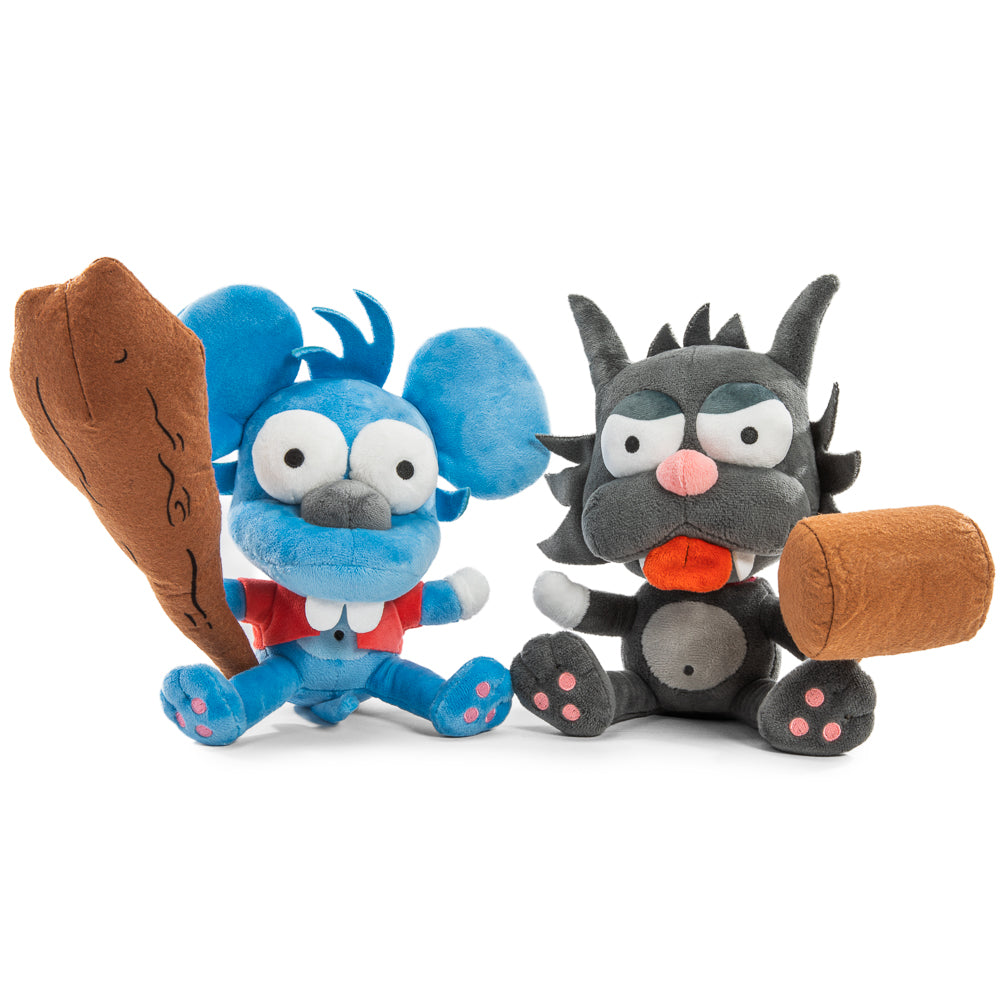 The Simpsons Itchy and Scratchy Interactive Phunny Plush Bundle