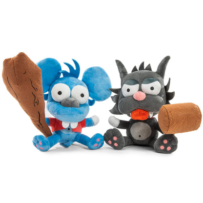 The Simpsons Itchy and Scratchy Interactive Phunny Plush Bundle