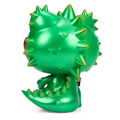 Hello Kitty® Kaiju Cosplay 8" Vinyl Art Figure - Metallic Green Edition