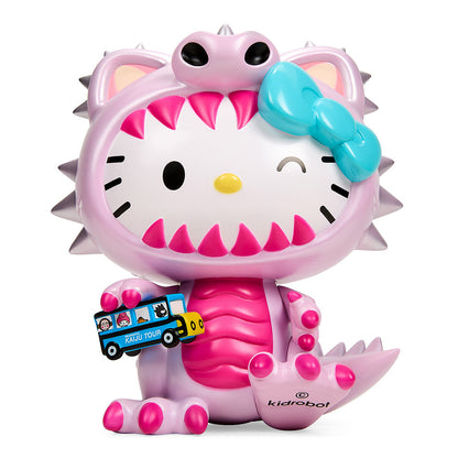 SDCC 2022: Hello Kitty® Kaiju Cosplay 8" Vinyl Art Figure - Metallic Blush Edition - Limited Edition of 300