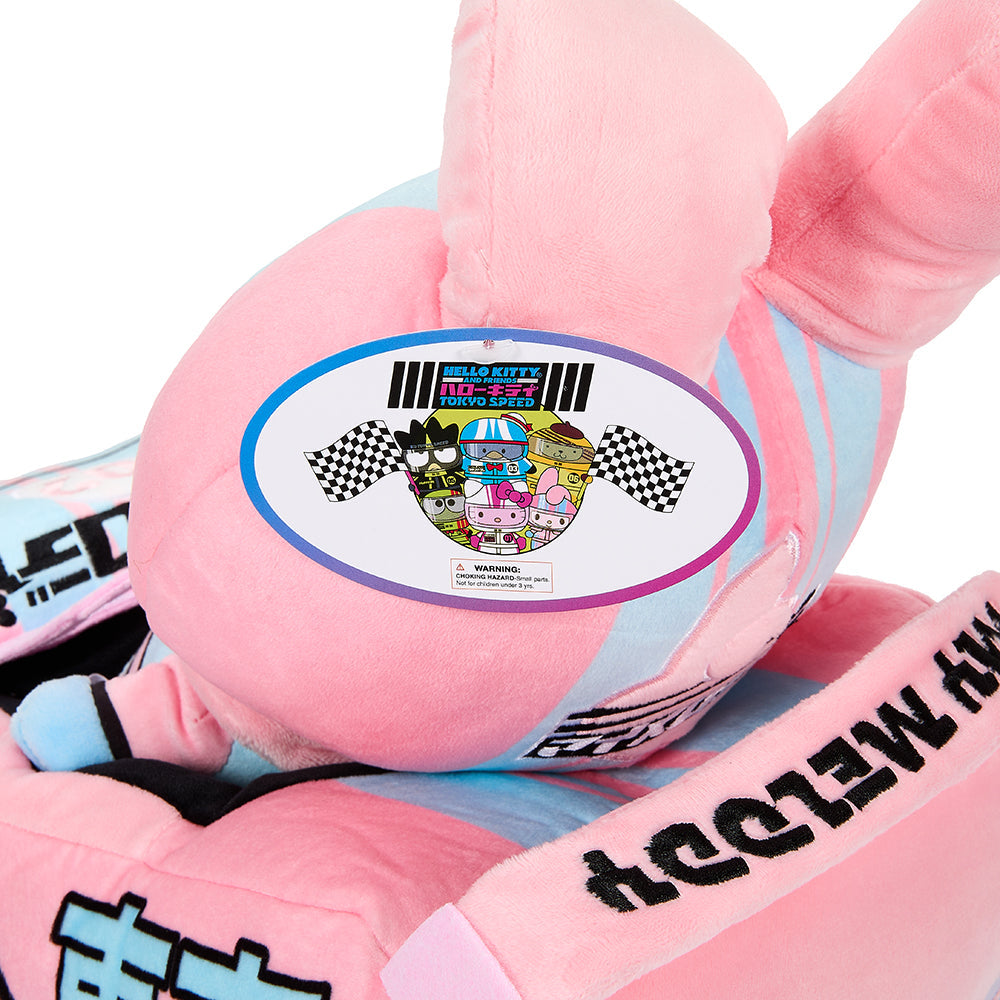 Hello Kitty® and Friends Tokyo Speed Racer 13" Plush 4-Pack Bundle - Badtz-maru®, Hello Kitty, Kuromi & My Melody®