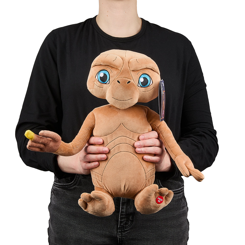 E.T. the Extra-Terrestrial Ouch 13" Interactive Plush with Light-Up Chest & Finger