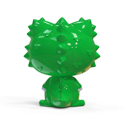 Hello Kitty® Green Kaiju Monster 36" Art Giant Fiberglass Figure - Limited Edition