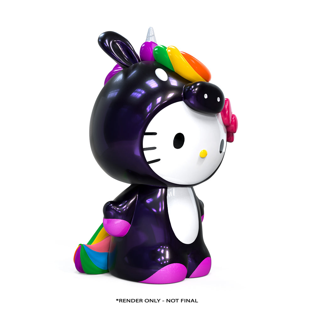Hello Kitty® Midnight Rainbow Unicorn 36" Art Giant (PRE-ORDER)