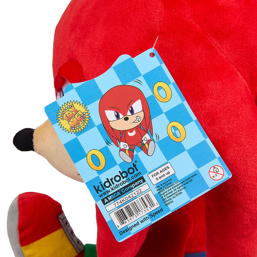 Sonic the Hedgehog Knuckles HugMe Shake Action 16" Plush