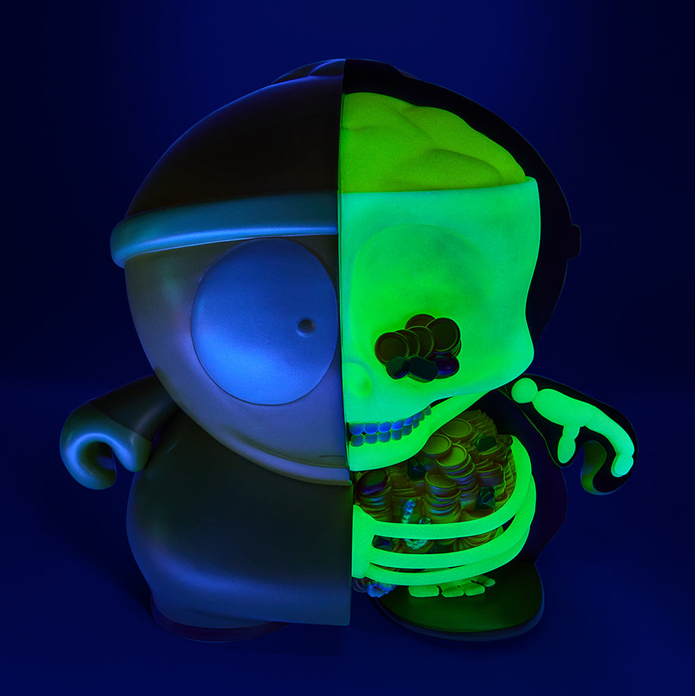 South Park Cartman Anatomy 8" Vinyl Figure - GID Pearlescent Edition