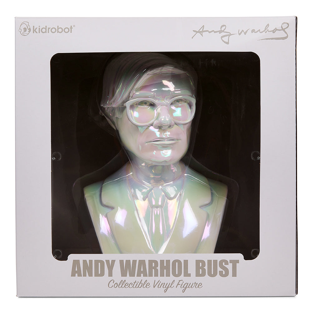 DCON 2022: Andy Warhol 12” Bust Vinyl Art Sculpture – Iridescent Edition (Limited Edition of 300)