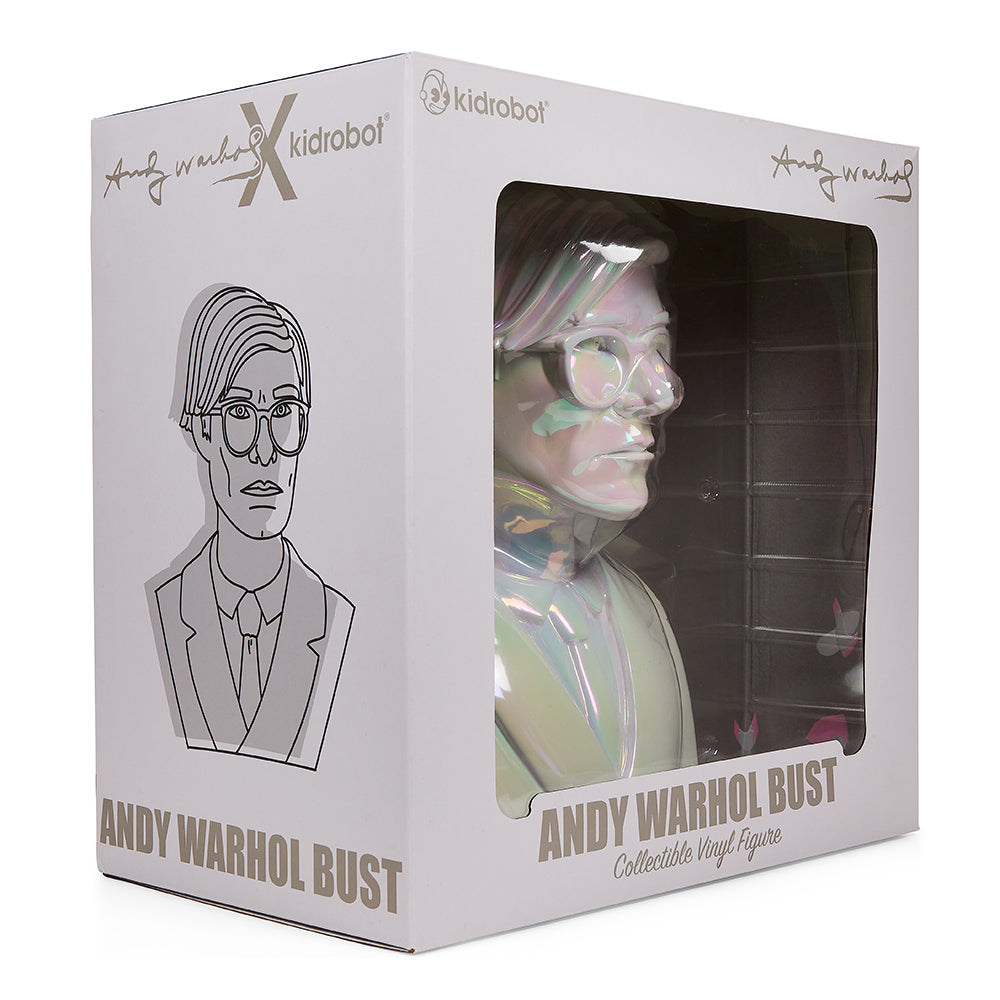 DCON 2022: Andy Warhol 12” Bust Vinyl Art Sculpture – Iridescent Edition (Limited Edition of 300)