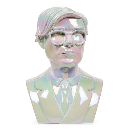 DCON 2022: Andy Warhol 12” Bust Vinyl Art Sculpture – Iridescent Edition (Limited Edition of 300)