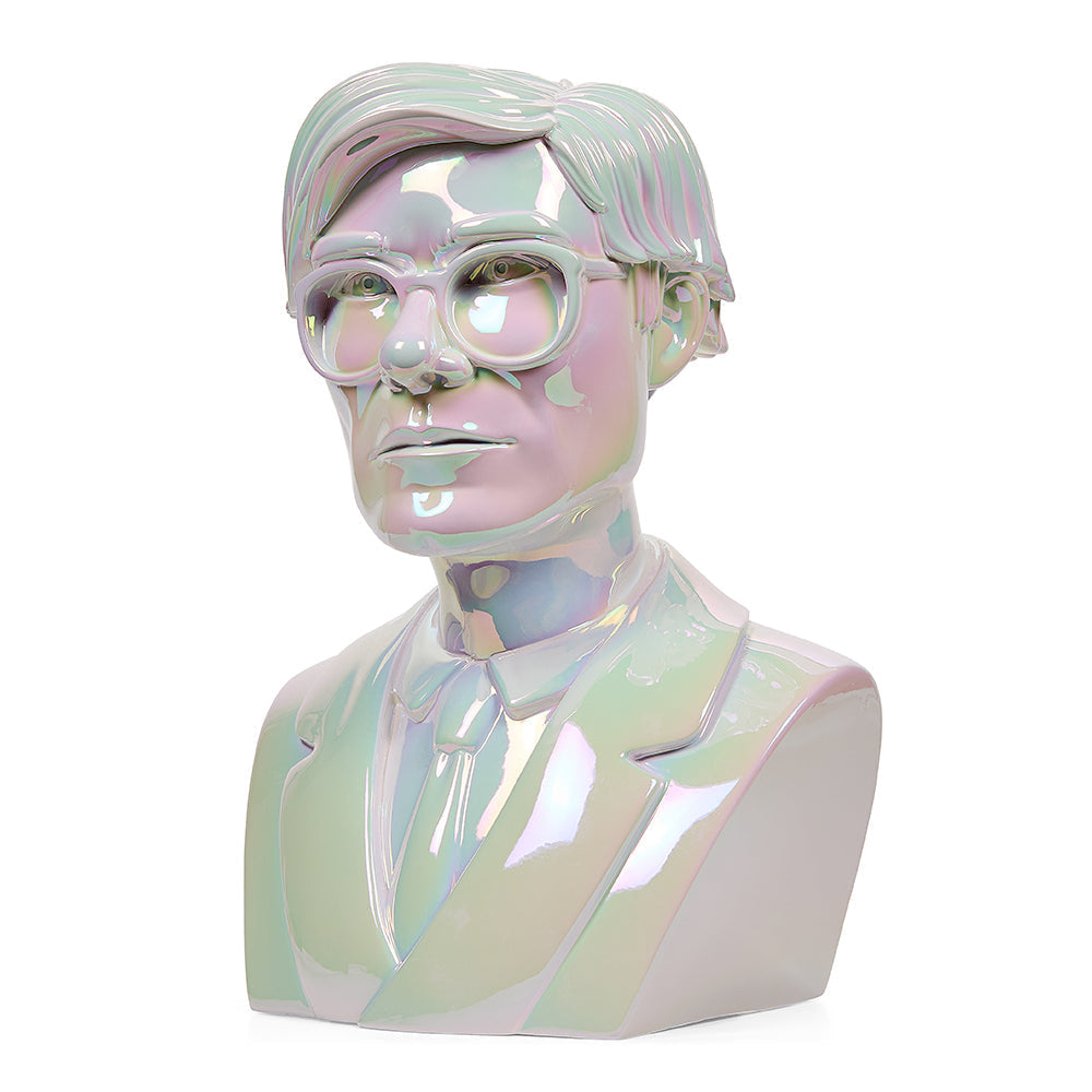 DCON 2022: Andy Warhol 12” Bust Vinyl Art Sculpture – Iridescent Edition (Limited Edition of 300)