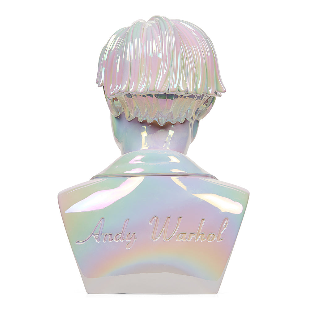 DCON 2022: Andy Warhol 12” Bust Vinyl Art Sculpture – Iridescent Edition (Limited Edition of 300)