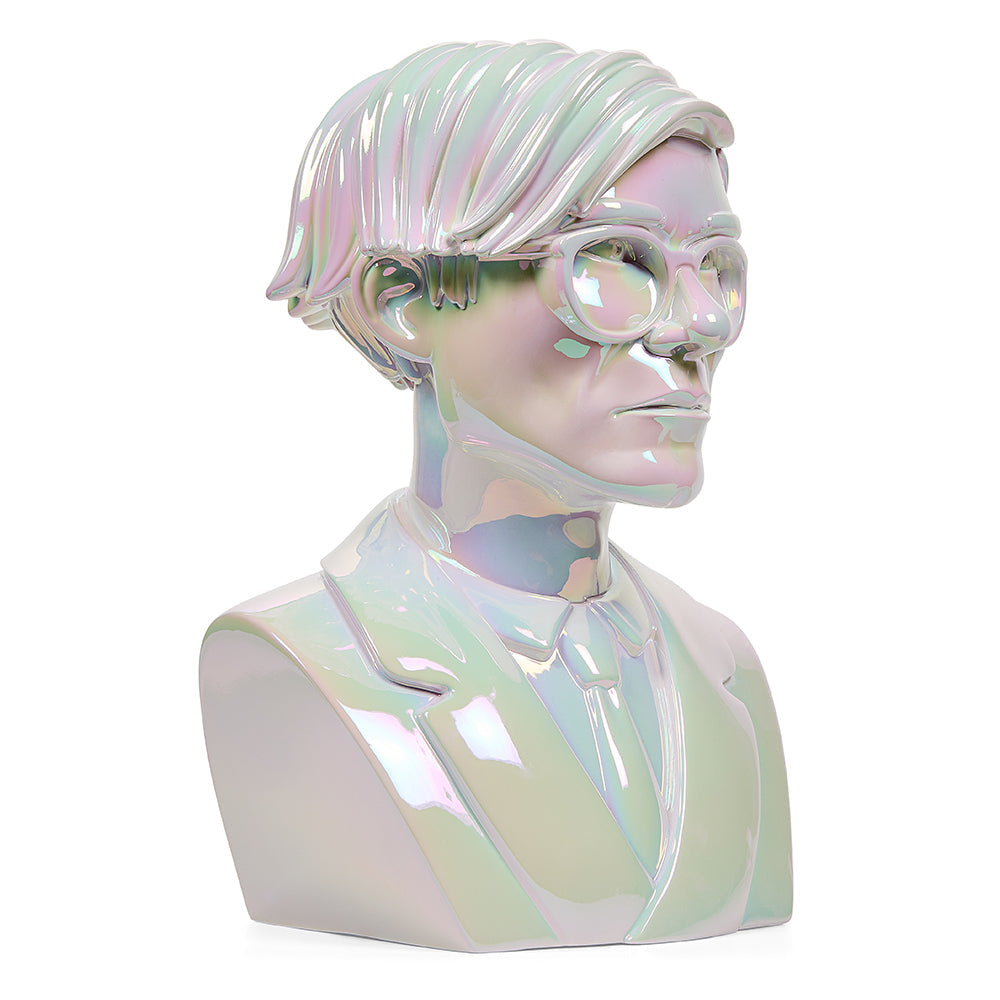 DCON 2022: Andy Warhol 12” Bust Vinyl Art Sculpture – Iridescent Edition (Limited Edition of 300)