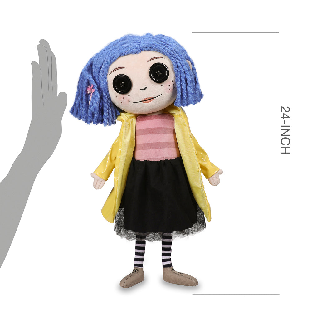 Coraline 24” Premium Plush Doll in Gift Box