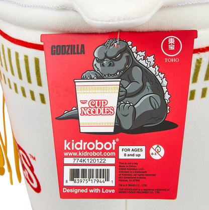 Nissin® x Godzilla - 10" Interactive Plush - Godzilla in Cup Noodles®