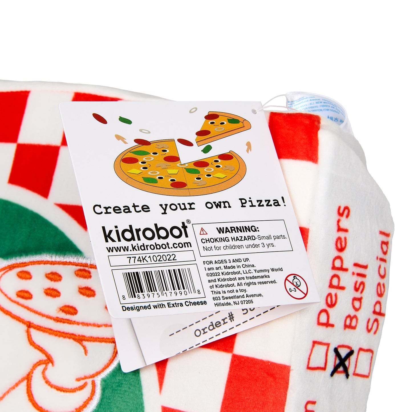 Yummy World Pizza Supreme 12" Interactive Plush