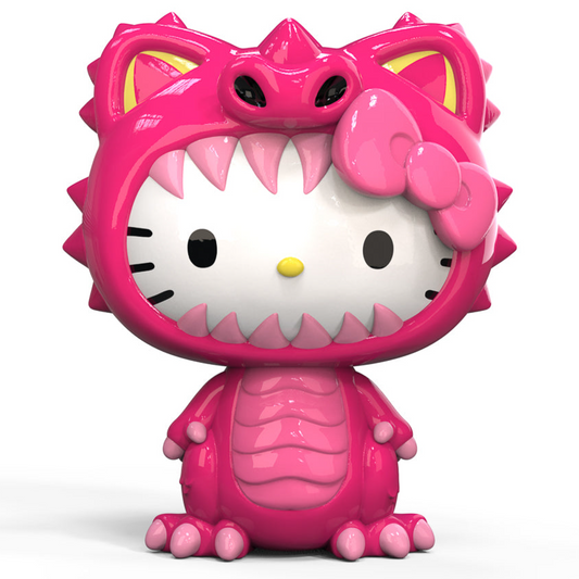 Hello Kitty® Pink Kaiju Monster 36" Art Giant Fiberglass Figure - Limited Edition - Exclusive -