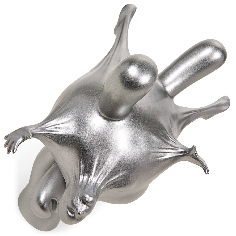 DCON 2022: Breaking Free 8" Resin Dunny by WHATSHISNAME - Metallic Silver Edition (Limited Edition)