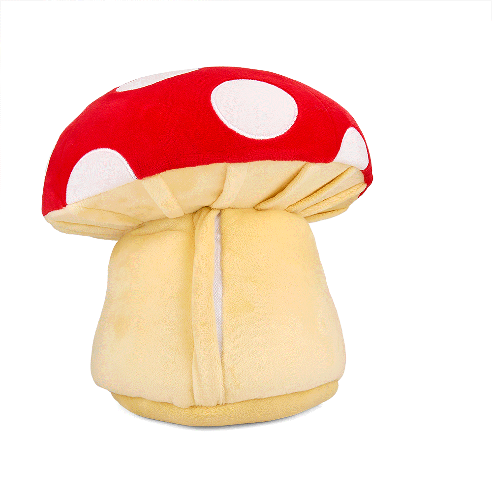 13" Interactive Plush Mushroom with Frog Gnomes by Kidrobot