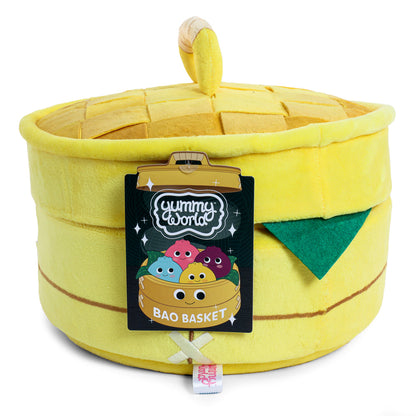 Yummy World Bao Basket Interactive Plush with Dumplings