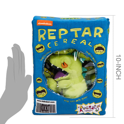 Rugrats 10" Plush Interactive Reptar Cereal Box