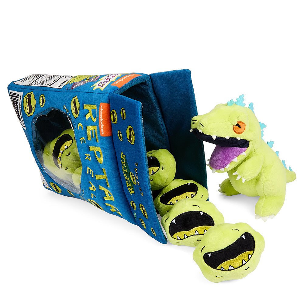 Rugrats 10" Plush Interactive Reptar Cereal Box