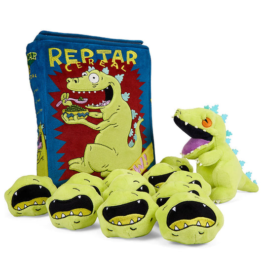 Rugrats 10" Plush Interactive Reptar Cereal Box
