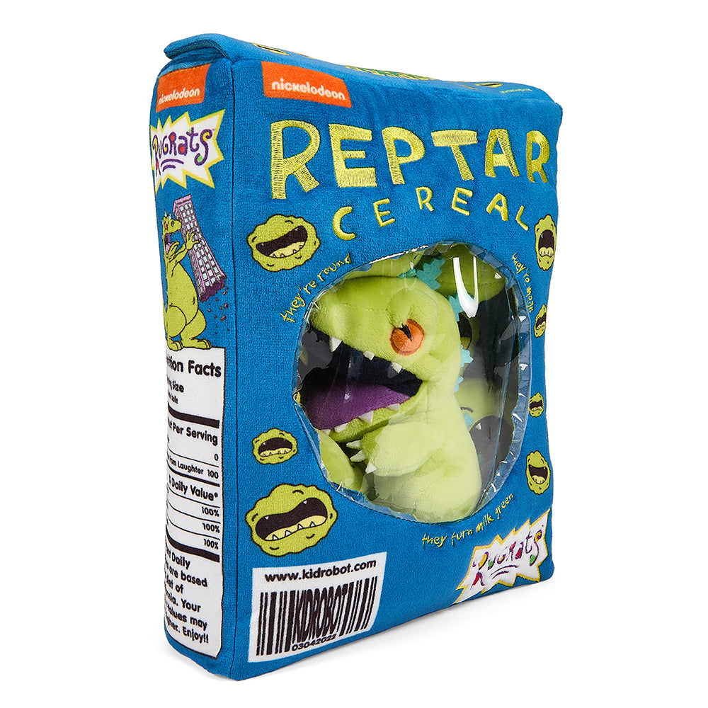 Rugrats 10" Plush Interactive Reptar Cereal Box