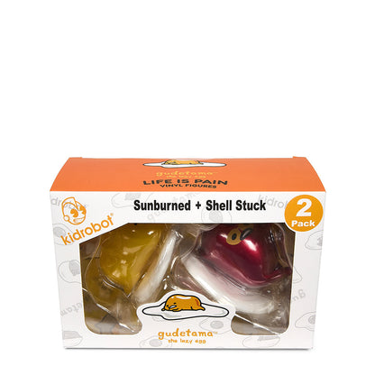 Gudetama the Lazy Egg Life is Pain Vinyl Figure 2-Pack