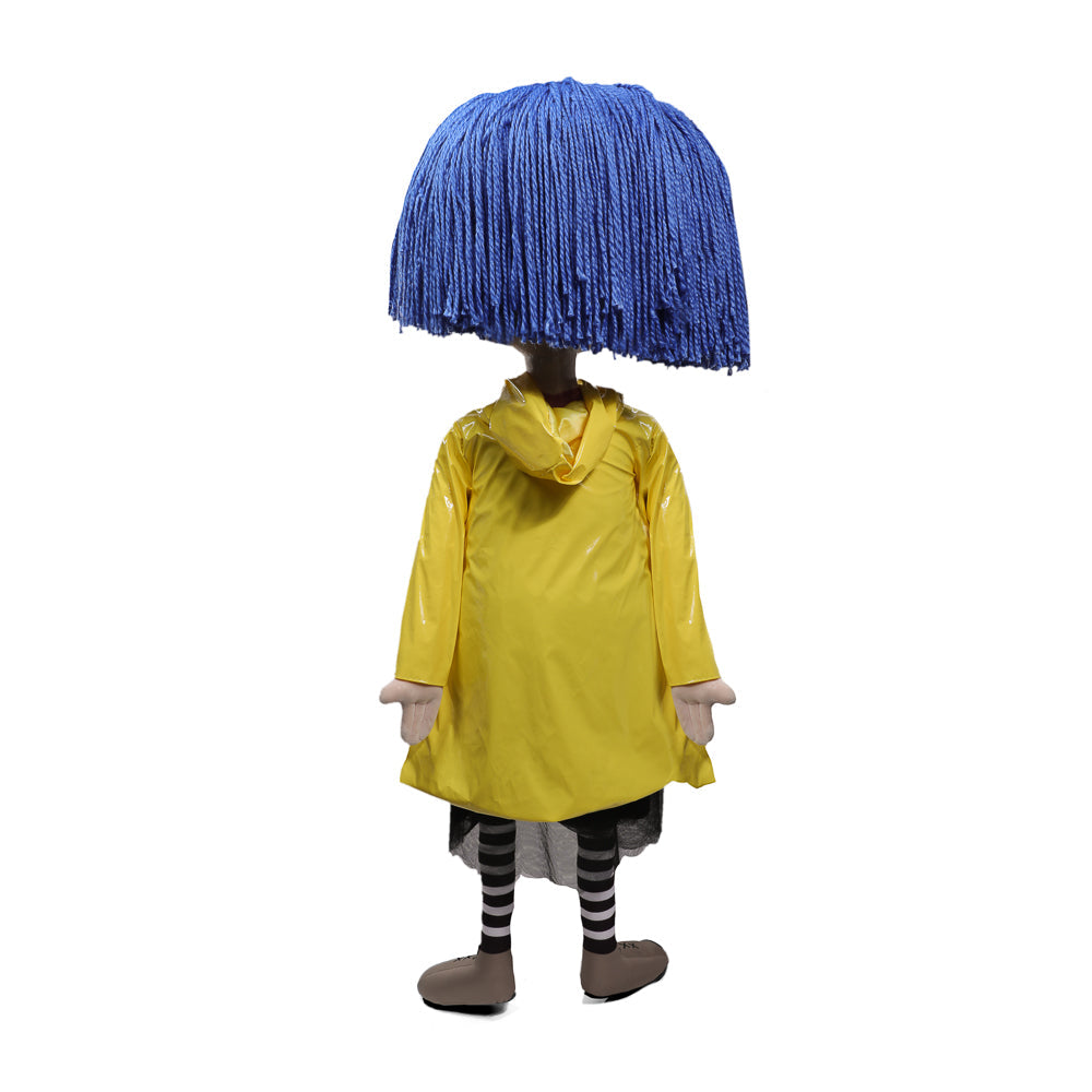 Coraline with Button Eyes 5-foot Life-Size Plush Doll