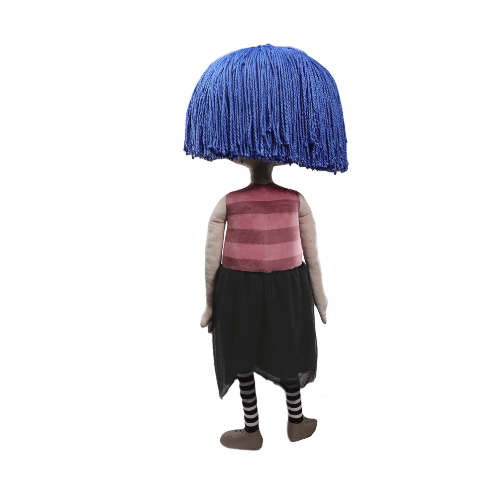 Coraline with Button Eyes 5-foot Life-Size Plush Doll