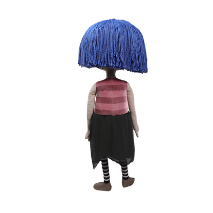 Coraline with Button Eyes 5-foot Life-Size Plush Doll