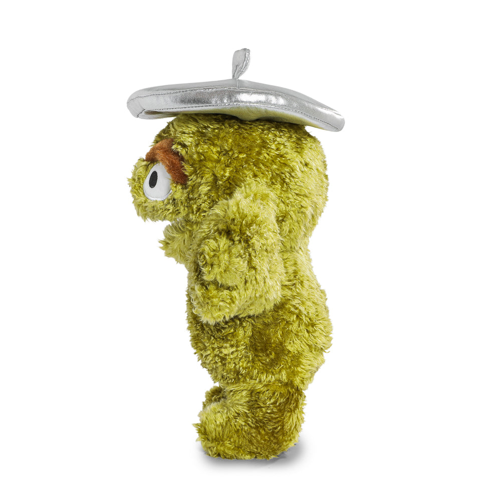 Sesame Street Oscar the Grouch in Trash Can Plush