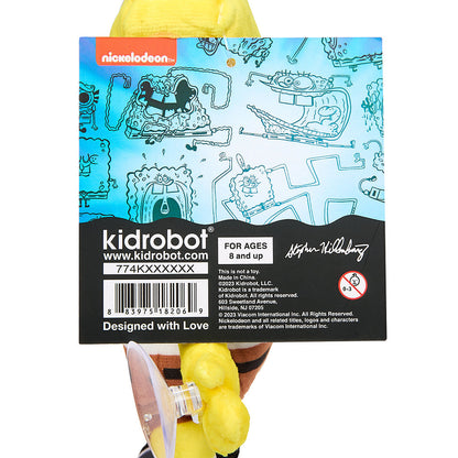 SpongeBob SquarePants - 8" Plush Window Clinger - Scared SpongeBob