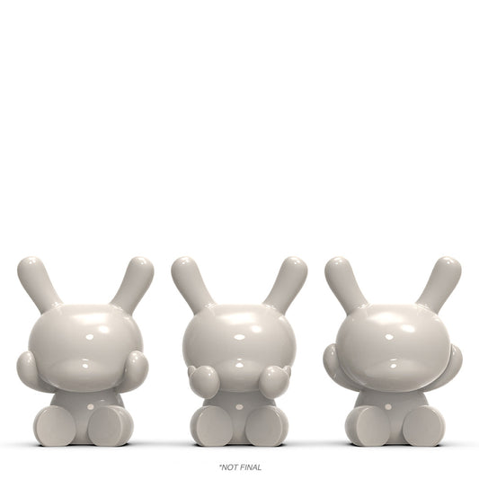 Three Wise Dunnys 5” Porcelain 3-Pack - White Edition - Limited Edition of 500