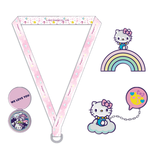 NYCC 2023: Hello Kitty® and Friends Kawaii Tokyo 1.5" Premium Pins and Lanyard Set (Limited Edition of 700)